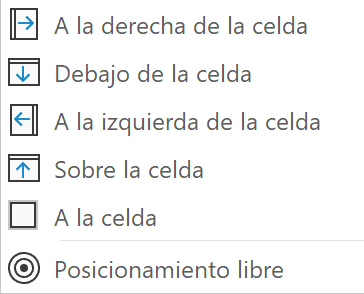 ActiveBarcode: Posicionamiento de los códigos de barras de Excel Add-In