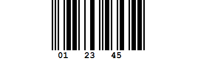 Code 25 Interleaved Barcode ActiveBarcode: Code 25 Interleaved Barcode