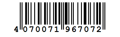 ActiveBarcode: GTIN-13, EAN-13