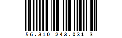 Identcode (Deutsche Post, DHL) ActiveBarcode: Identcode (Deutsche Post, DHL)
