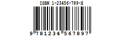 ISBN-10 ActiveBarcode: ISBN-10