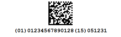 GS1-DataMatrix Strichcode