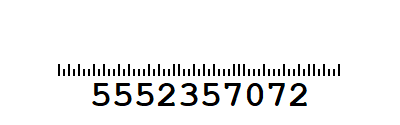 ActiveBarcode: PostNet (USPS)