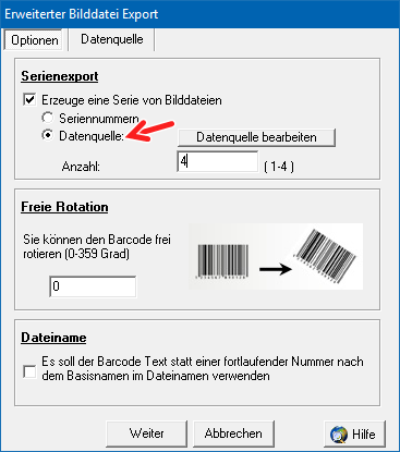 ActiveBarcode: Barcode images from data