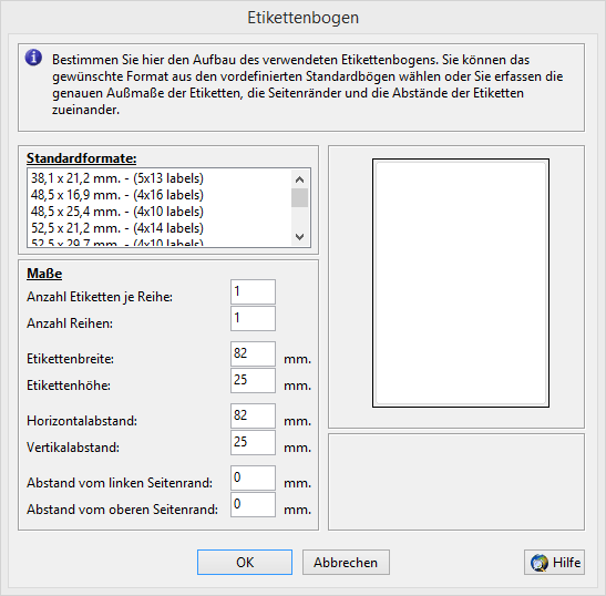 ActiveBarcode: Print barcodes on continuous labels
