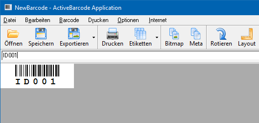 ActiveBarcode: Serial export barcodes