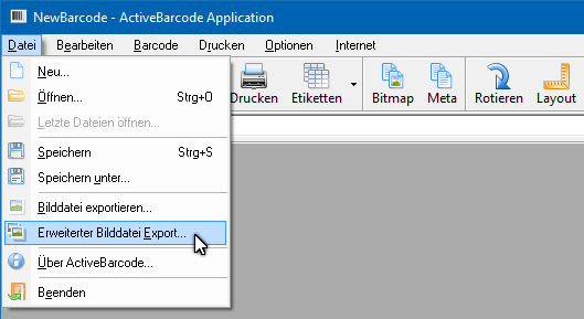 ActiveBarcode: Serial export barcodes