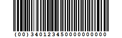 ActiveBarcode: NVE (EAN-18)