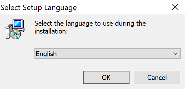 ActiveBarcode: Sélection du langage de configuration du code barre