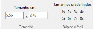 ActiveBarcode: Ajustar tamanho