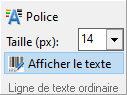 Autres réglages optionnels ActiveBarcode: Autres réglages optionnels