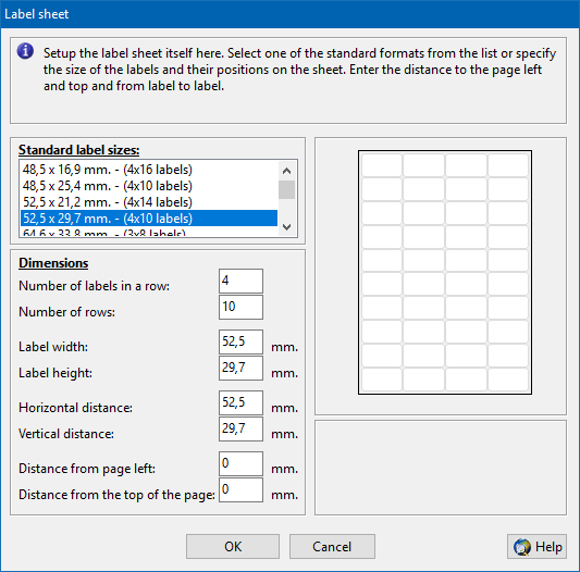 How to print barcode labels