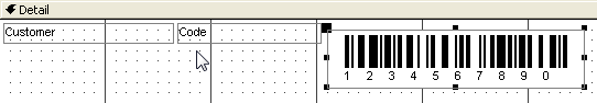 Barcode, Access 2000, XP, 2003