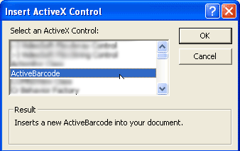 Barcode, Access 2000, XP, 2003