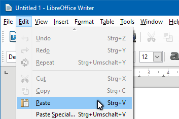 Barcode, LibreOffice & OpenOffice