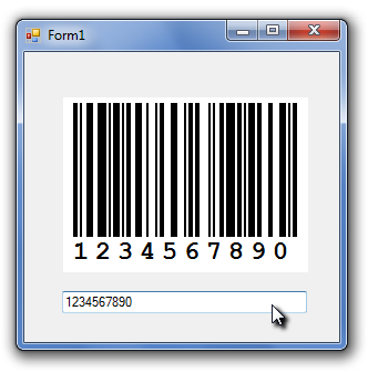 Barcode, Visual Studio