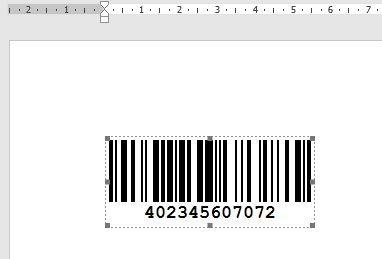 Barcode, Word