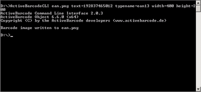 ActiveBarcode: Generirajte crtične kodove u naredbenom retku