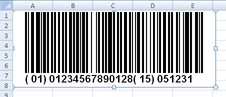 ActiveBarcode: Barcode in Excel