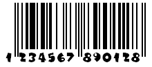 ActiveBarcode: Barcode @ Font: Comix, 14pt, Standard