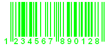 ActiveBarcode: Barcode with green forecolor
