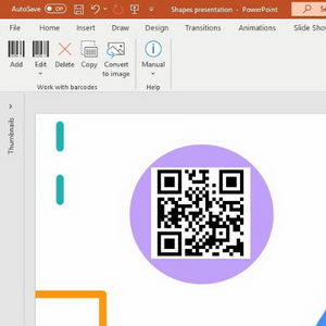 PowerPoint<br>Barcode Add-in