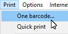 3 ActiveBarcode: 3