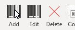 1 ActiveBarcode: 1