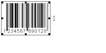 Barcodes as freely scalable vector graphics