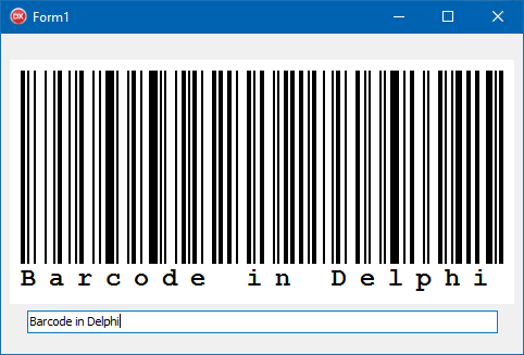 Barcode, Delphi ActiveBarcode: Barcode, Delphi