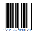Barcode Rotation 0 degrees