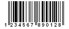 1D barcode example