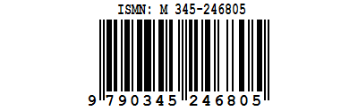 Błyskawiczne generowanie kodów kreskowych ISMN (International Standard Music Number) dzięki ActiveBarcode! ISMN (International Standard Music Number)