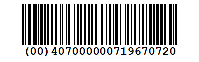 Błyskawiczne generowanie kodów kreskowych SSCC-18 / NVE / EAN-18 dzięki ActiveBarcode! SSCC-18 / NVE / EAN-18