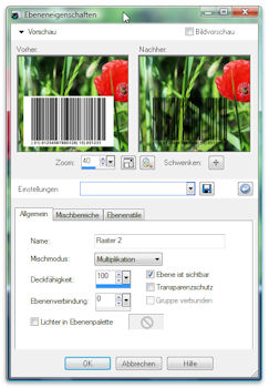 Barcode, Image editors